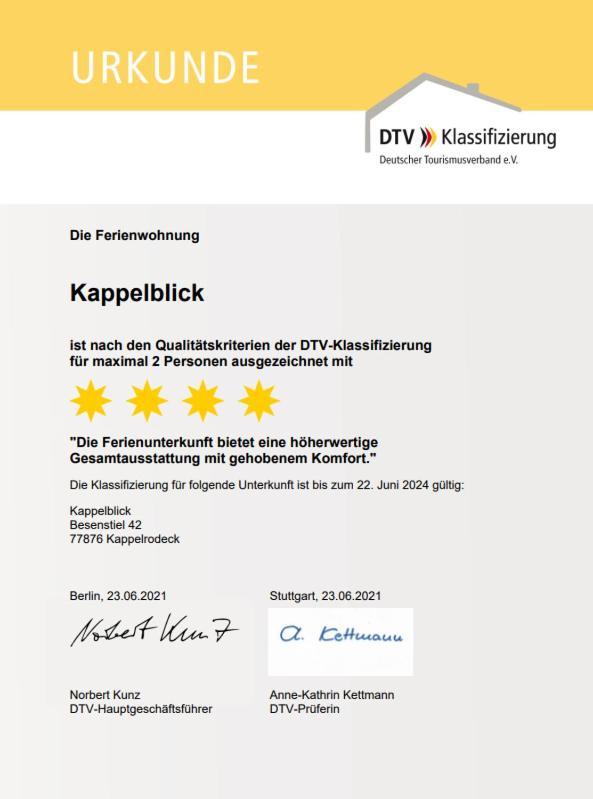 קאפלרודק Ferienwohnung Kappelblick מראה חיצוני תמונה
